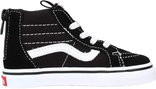 Vista 4 de Vans SK8-HI - Cremallera para niño (color negro y blanco), Multi, 8.5 bebé mayor