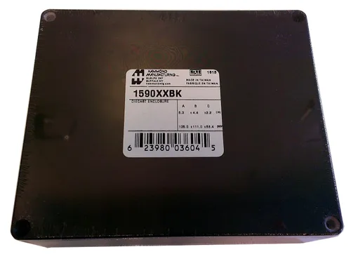 Vista 23 de Hammond Manufacturing 1590B DIECAST Caja 4.4X2.3X1.1 Plateado