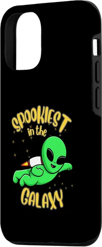 Vista 2 de iPhone 14 Alien Halloween Season Spooky Alien Lover Trick Or Treat Case