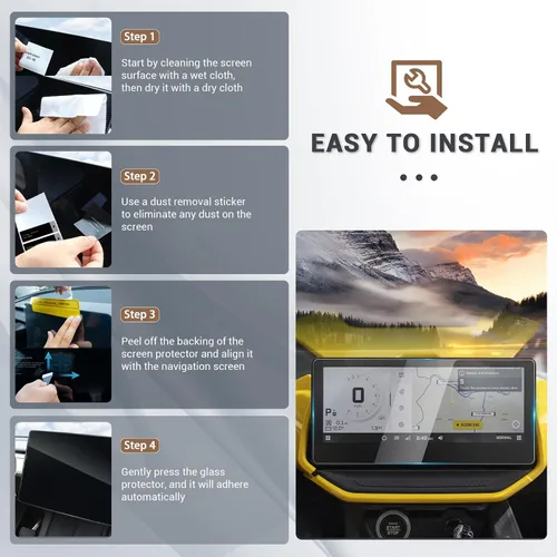 Vista 4 de Protector de pantalla compatible con Can Am HD11 Defender 2027 2026 para accesorios Can Am Defender HD11 2026, compatible con Can-Am Spyder