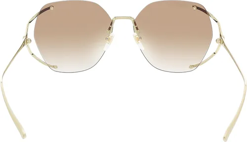 Vista 4 de Gucci Gafas de sol Gg651s 2323in para mujer Dorado café y dorado