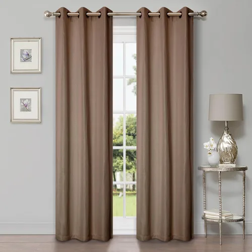 Vista 7 de BNM - Paneles de cortinas opacas para oscurecer la habitación, cortinas para cocina, dormitorio, oficina, ventanas de sala de estar, detalles
