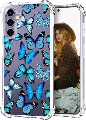 Vista 16 de Hungo Funda compatible con Samsung Galaxy S25 Plus / S24 Plus, diseño femenino estético de diseño femenino S24+ S25+ de astronauta de dibujos