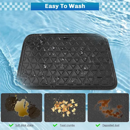 Vista 5 de SXCY Alfombrillas con ranura para puerta Toyota RAV4 2025 para Toyota RAV4 2019-2024 2025, accesorios para portavasos y portavasos 2024 2025 RAV4
