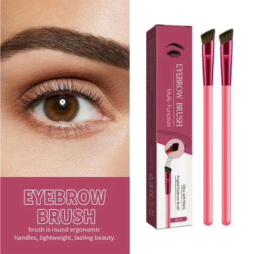 Vista 2 de Cepillo de sello de cejas 4D, cepillo de trazo de cabello de cejas, cepillo de cejas 4D, cepillo de cejas ultrafino, cepillo de cejas realista