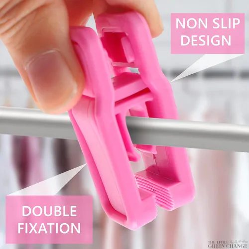 Vista 6 de Conjunto de 20 ganchos de dedo Slim-Line (Color Rosa).