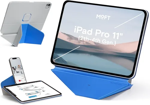Vista 26 de MOFT Soporte dinámico para tablet compatible con iPad mini A17 Pro 2024 y iPad mini 6th A15 2021, funda magnética delgada para tablet con más de 20