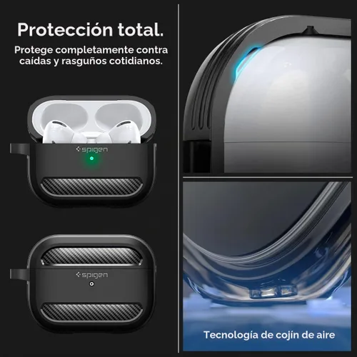 Vista 3 de Spigen Funda resistente diseñada para AirPods Pro 2 (2022/2023)