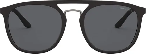 Vista 3 de GIORGIO ARMANI Man Sunglasses Matte Havana Frame, Brown Lenses, 53MM