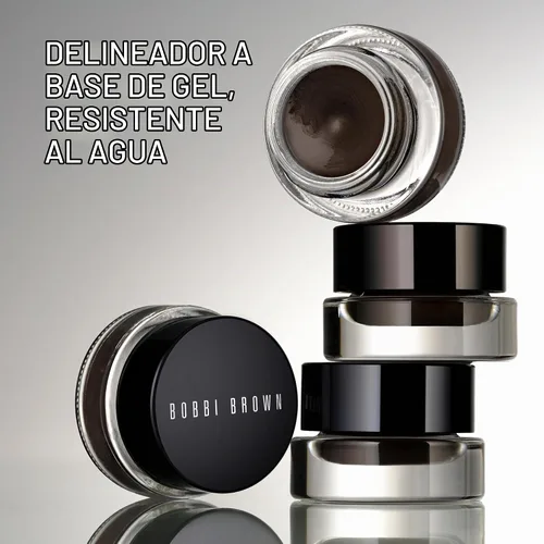 Vista 4 de Bobbi Brown Delineador de ojos de gel de larga duración Delineador de ojos impermeable a prueba de manchas Delineador de ojos preciso de 8 horas