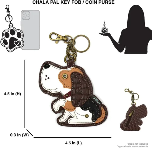 Vista 51 de CHALA Dog Collection - Llavero decorativo para mujer