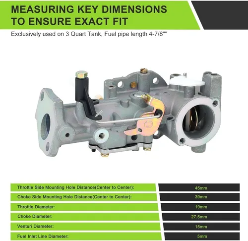 Vista 7 de 498298 Carburador para 5 HP 492611 495426 495951 692784 490533 135202 130202 112232 135200 132232 112200 130200 Carburador de motor 5.5 HP Craftsman