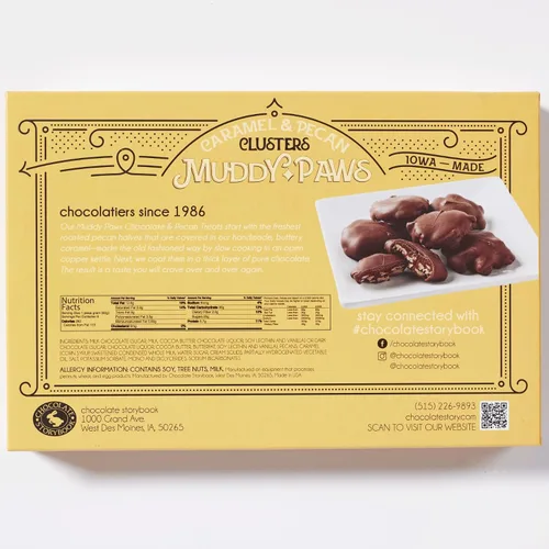 Vista 8 de Caja de regalo de tortugas pecanas saladas de chocolate negro