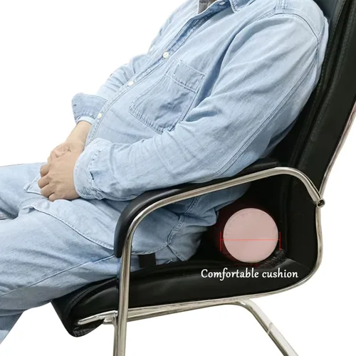 Vista 6 de QQXX Almohada de cuello redondo para dormir, almohada cervical larga impermeable de piel sintética, almohada cilíndrica enrollable con funda Gris C