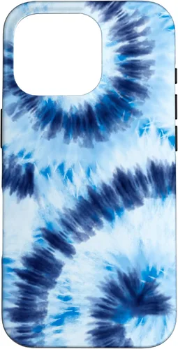 Vista 20 de Blue Tie Dye Swirl Case for iPhone 17