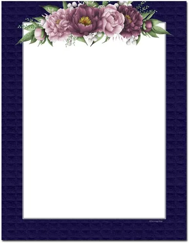 Vista 9 de Confetti Flowers - Papel para impresora láser y inyección de tinta con membrete, paquete de 25