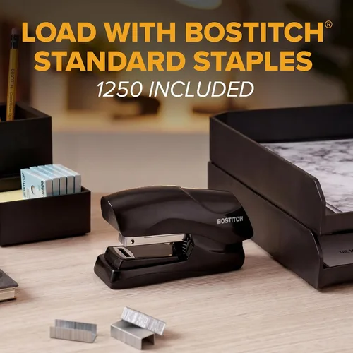 Vista 7 de Bostitch Paquete económico de grapadora resistente, capacidad para 40 hojas Negro