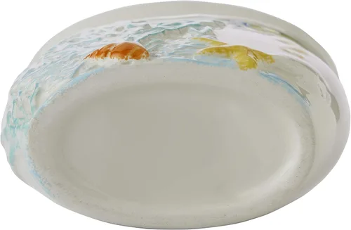 Vista 4 de SKL Home Dispensador de jabón de acuarela oceánica, multicolor