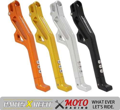 Vista 7 de JFG RACING Sur Ron Soporte de Pata, Soporte Lateral de Moto de Aleación de Aluminio CNC Ajustable para Surron Light Bee S/X Segway X160/X260 Talaria