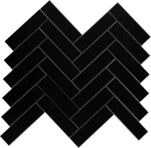 Vista 7 de Azulejos para salpicaderos adhesivos de cocina en espiga, azulejos de mosaico para pared de baño en chevron blanco, paquete de 6