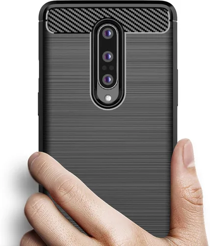 Vista 3 de Osophter Funda para Oneplus 8 [no compatible con Oneplus 8T], 1+8 funda protectora de goma TPU flexible de absorción de golpes para One Plus 8