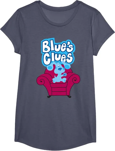 Vista 14 de Camiseta Blue's Clues On Red Sofa Negro