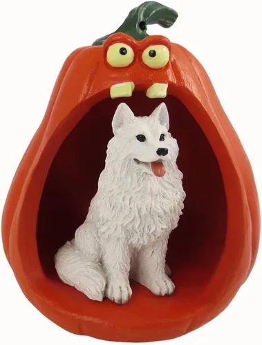 Vista 18 de Conversation Concepts Figura de Corgi galés de Halloween y calabaza Welsh Corgi Pembroke