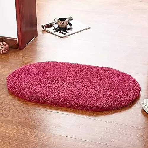 Vista 13 de JYDQM Tapete de baño grueso con memoria para inodoro, bañera, sala de estar, puerta, baño, absorbente, tapete antideslizante para el suelo del pie