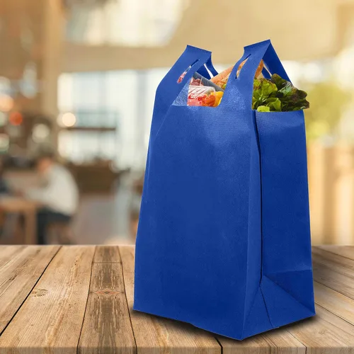 Vista 3 de DISCOUNT PROMOS Custom Bodega Lightweight Tote Bags Set of 10-100, Personalized Bulk Pack - Reusable, Grocery, Tradeshow