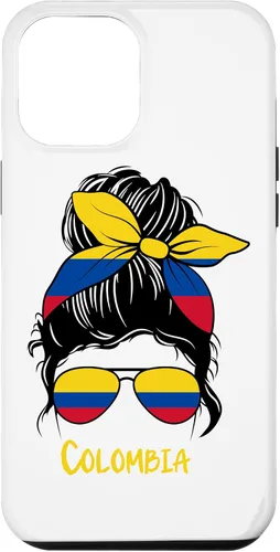 Vista 26 de Colombian Girl Bandana Glasses Flag Colors Latina Pride Case for iPhone 17