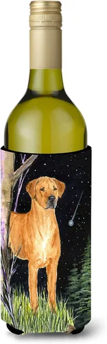 Vista 107 de Caroline's Treasures SS8447CC Starry Night English Bulldog - Enfriador para latas o botellas, lavable, funda plegable con aislamiento para bebidas