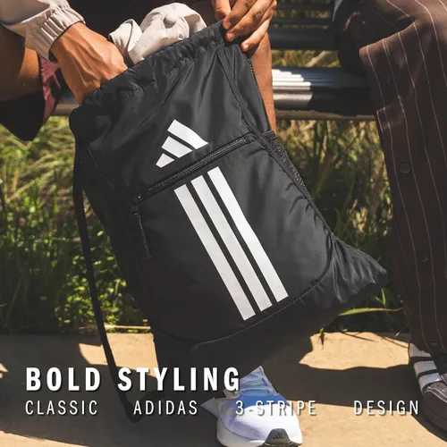 Vista 6 de adidas Alliance Sackpack - Mochila con cordón para deportes, bolsa de gimnasio pequeña