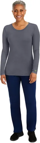 Vista 3 de Healing Hands - Camiseta interior de manga larga para uniforme médico, camiseta tejida para mujer, 5047 Melissa