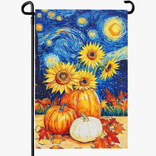 Vista 37 de Bandera de jardín floral de verano (bandera de jardín de águila del 4 de julio)