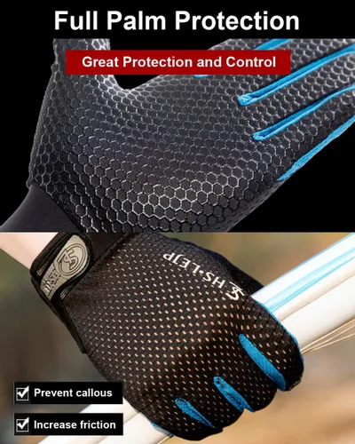 Vista 4 de Guantes de ciclismo de dedo completo, guantes de bicicleta de montaña, guantes de MTB para pantalla táctil, guantes de ciclismo para hombres