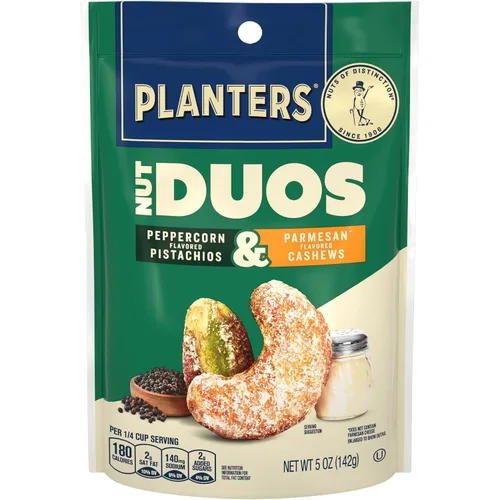Vista 7 de PLANTERS Nut Duos, Espresso Avellanas y Cacao Anacardos, Asados, 5 Oz
