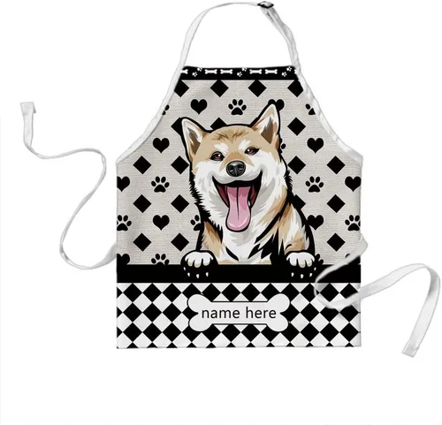 Vista 18 de Delantal de lunares para perro personalizado Lindo perro Rhodesian Ridgeback, RHODESIAN RIDGEBACK