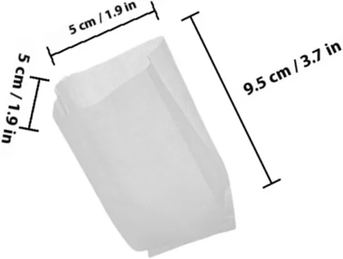 Vista 2 de 200pcs Non-Woven Fabric Grow Bags for Seedlings, Biodegradable Thickened Plant Nursery Containers 9x12cm, Garden Fabric Planters Suitable for Raised