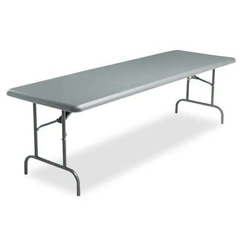 Vista 7 de Iceberg 65213 Mesa plegable industrial indestructable, 30" x 60", granito platino, 2000 libras. Capacidad Platinado