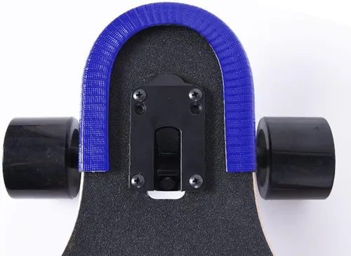 Vista 9 de MAXPRO Protector de cubierta de patineta, protección de borde de cubierta de longboard, cubierta de goma duradera que absorbe los golpes con Negro