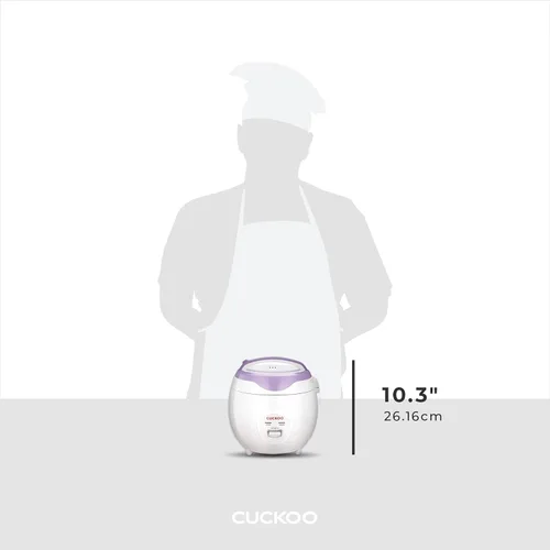 Vista 3 de Cuckoo CR-0671V - Arrocera eléctrica color violeta/blanco