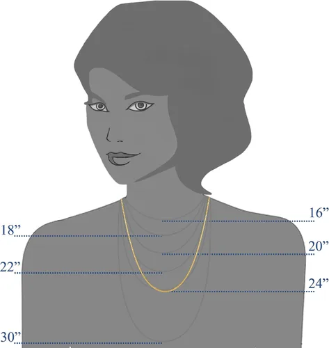 Vista 3 de Jewelry Affairs Collar de cadena de oro macizo amarillo de 10 quilates, 0.031 in