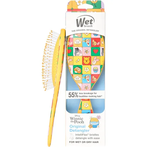 Vista 12 de Wet Brush Cepillo desenredante original para el cabello, Anna & Elsa (Disney Love), cerdas IntelliFlex ultrasuaves, cerdas desenredantes que se