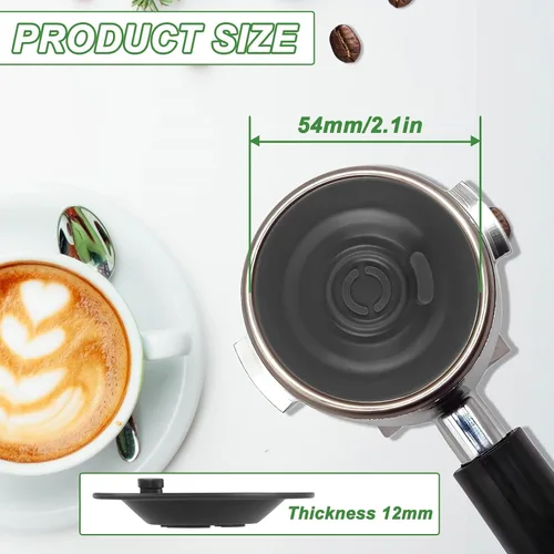 Vista 2 de Disco de limpieza de 2.126 in para Breville Paquete de 2 discos de limpieza para breville compatible con Bes870XL/ Bes860XL/Bes840XL/Bes450, etc