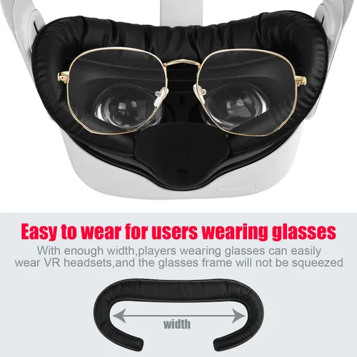 Vista 5 de TechKen VR Face Pad for Oculus Quest 2 and Charging Station for Quest 2