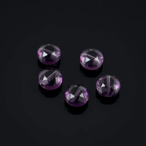 Vista 3 de Adabele - 25 cuentas de cristal sueltas con facetas austriacas de 0.315 pulgadas (0.315 in) compatibles con Swarovski Preciosa 5052 SSMR811