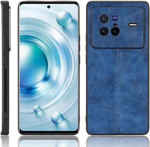 Vista 103 de Funda para Vivo iQOO Z1x 5G, funda para Vivo iQOO Z1x 5G Funda de piel sintética con funda 3 en 1, color azul