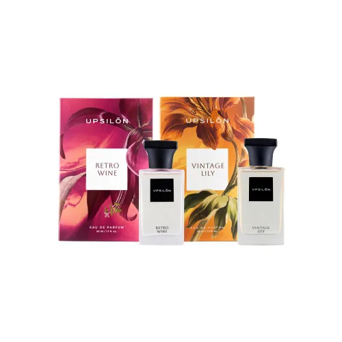 Vista 2 de UPSILON Set de regalo de perfume prémium para mujer, Eau de Parfum para mujer, aromas de larga duración, cada uno de 1.7 fl oz, paquete de 2