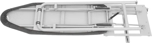 Vista 9 de Tabla de planchar plegable giratoria de 180° para armario, tabla de planchar deslizante, ahorro de espacio, resistente al calor para el hogar y Gris