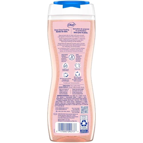 Vista 2 de Dial Gel de baño enriquecedor, sal del Himalaya, 16 onzas (paquete de 4)